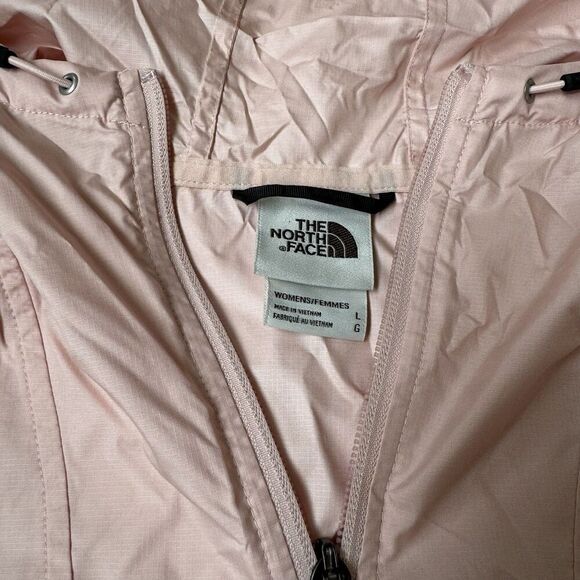 THE NORTH FACE Women's Cyclone Jacket, Evening Sand Pink/Vintage White Large - Picture 4 of 9